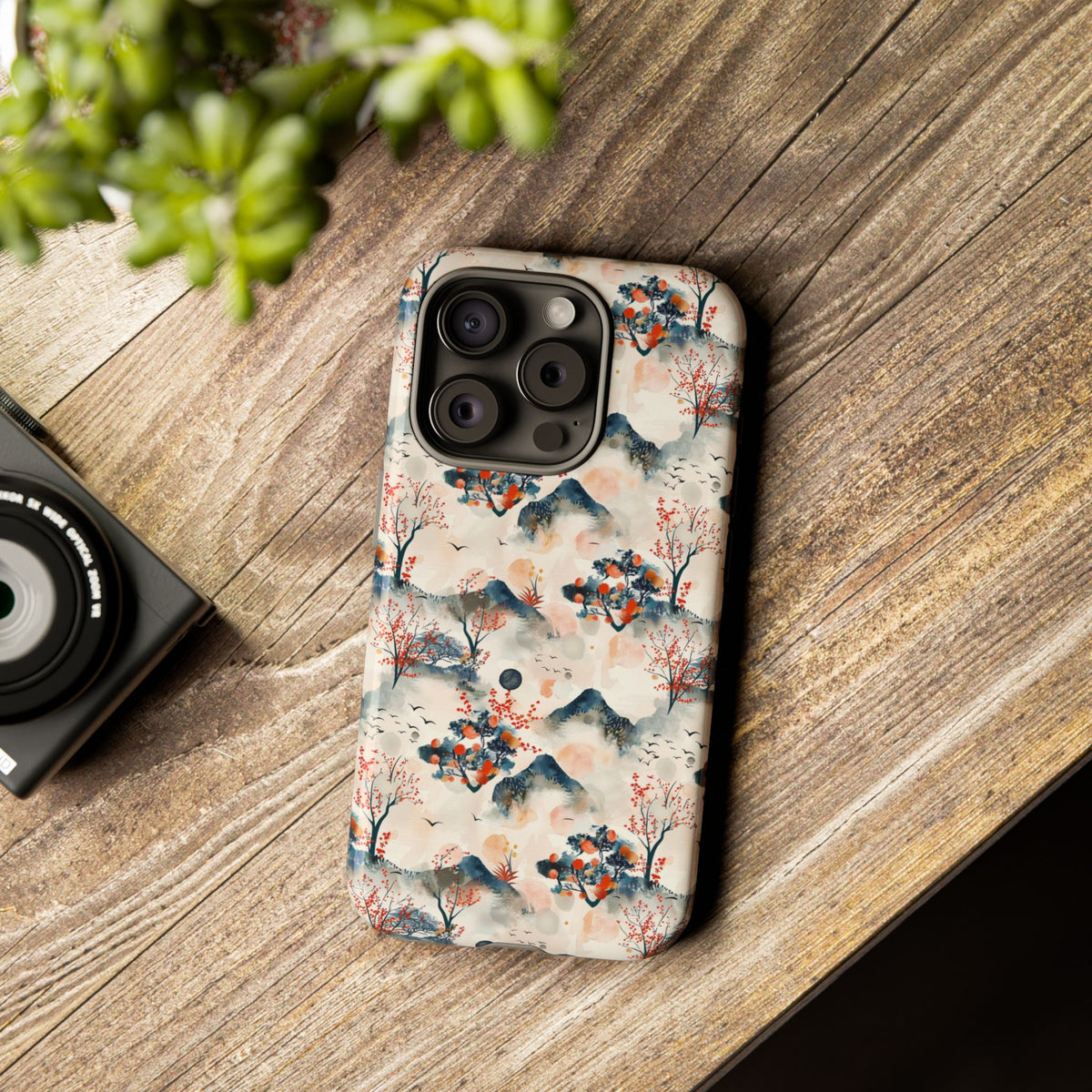 Japanese Pattern Phone Case – Elegant & Timeless Design for Your Phone 501