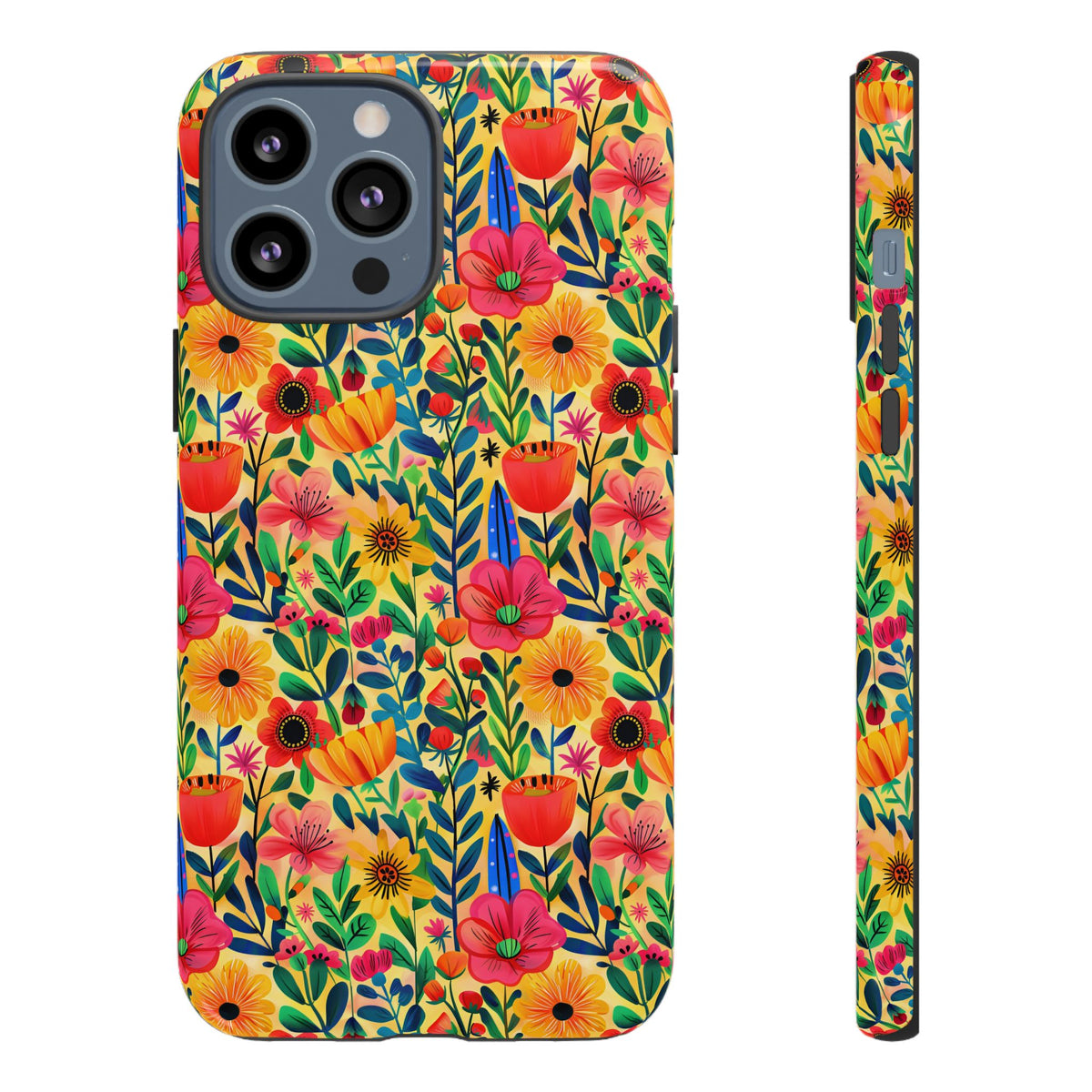 Frida Kahlo's Flower Phone Case – Artistic Elegance for Your Phone 7