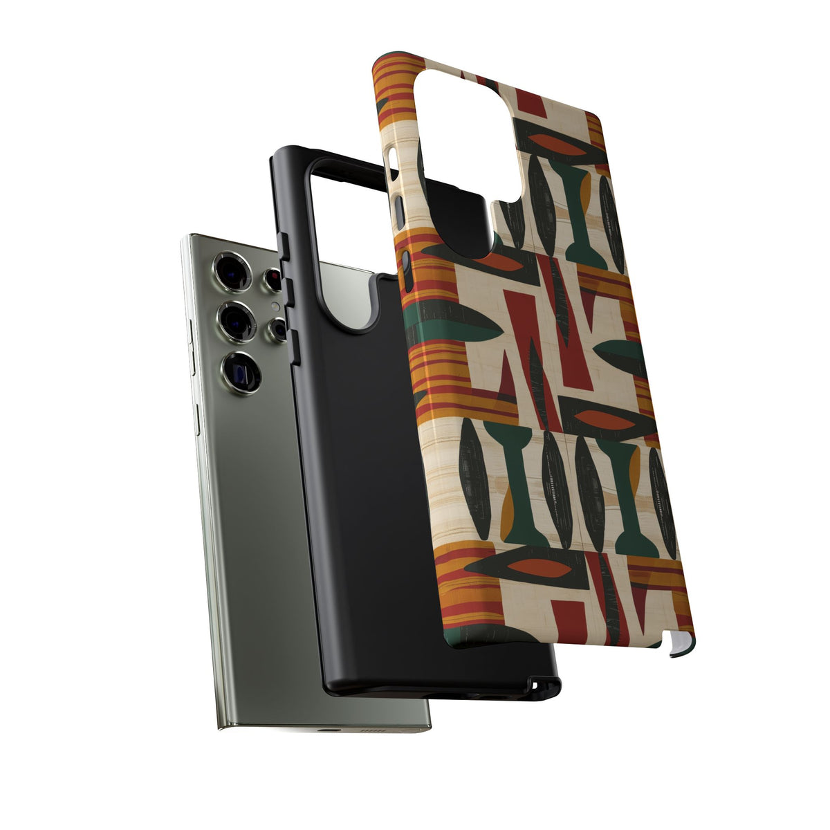 Stylish African Pattern Phone Case – Unique and Vibrant Protection 196