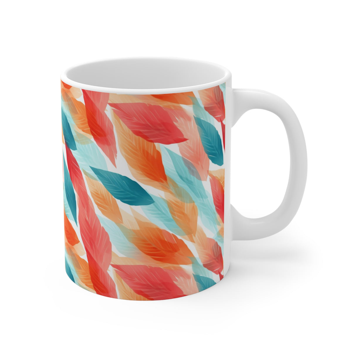 Various Watercolor Design All Over Coffee Mug – Unique Artistic Ceramic Coffee Cup 330