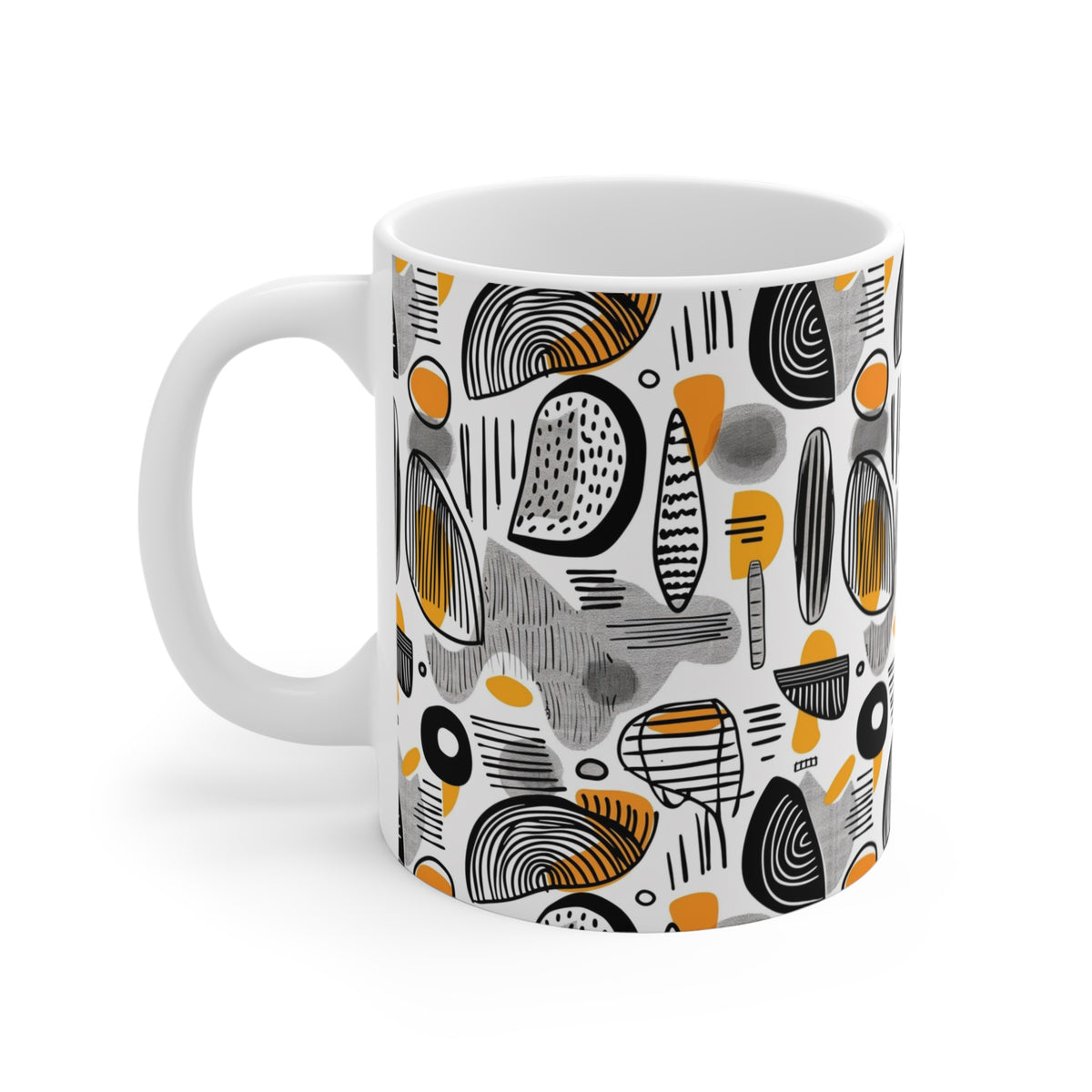 Artistic Doodle Coffee Mug - Sip with Imagination 177