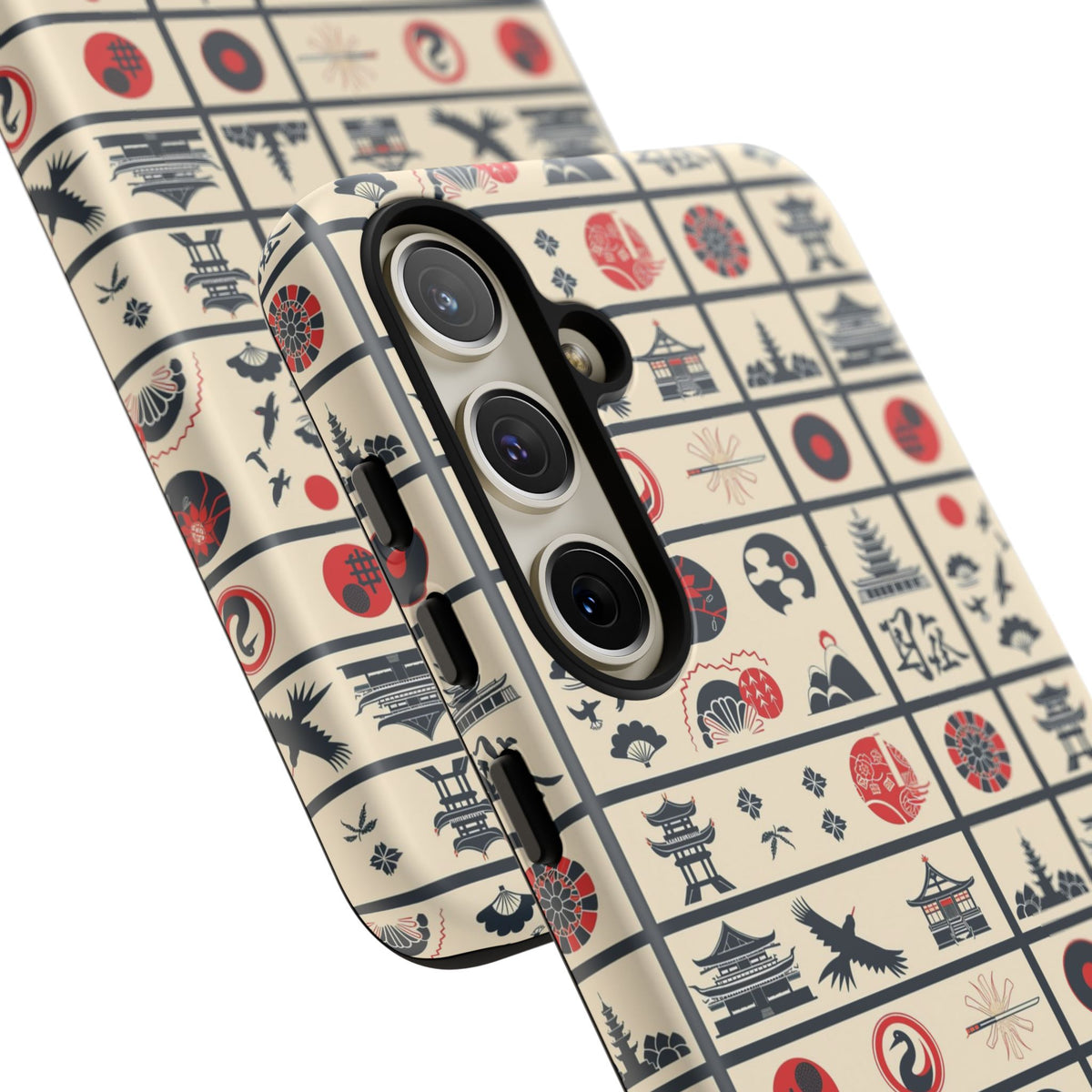 Japanese Pattern Phone Case – Elegant & Timeless Design for Your Phone 099