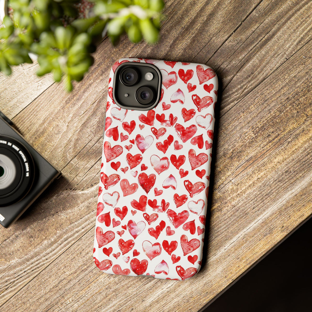 Heart Pattern Phone Case – Stylish & Loving Design for Your Device 813