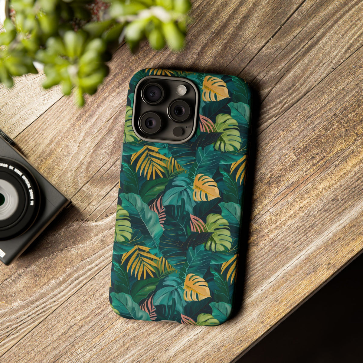 Jungle Pattern Phone Case – Exotic & Lush Design for Your Phone 337