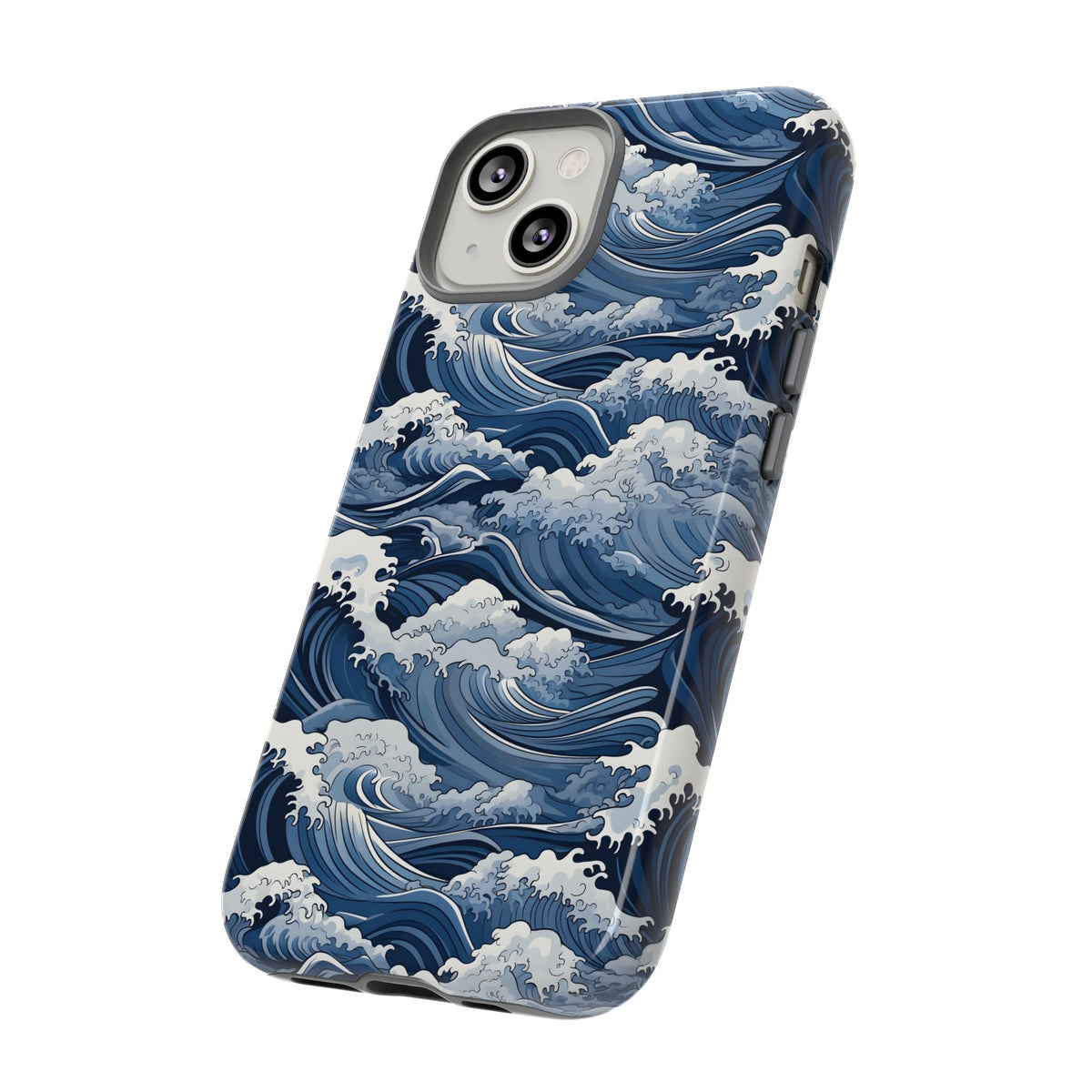 Japanese Waves Phone Case – Embrace Timeless Elegance with Classic Design