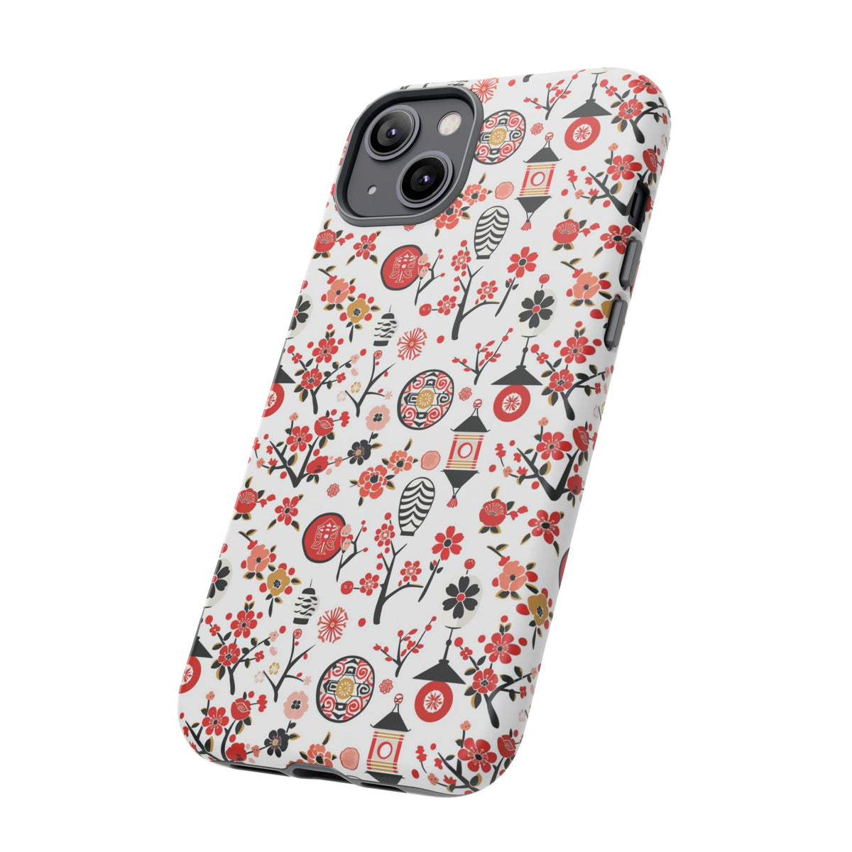 Japanese Pattern Phone Case – Elegant & Timeless Design for Your Phone 468