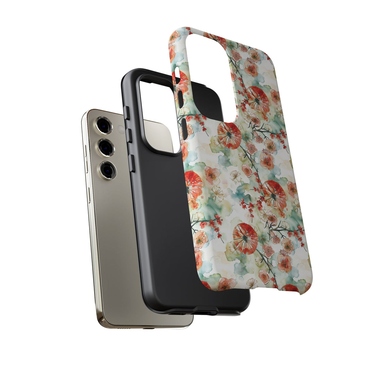 Japanese Pattern Phone Case – Elegant & Timeless Design for Your Phone 042