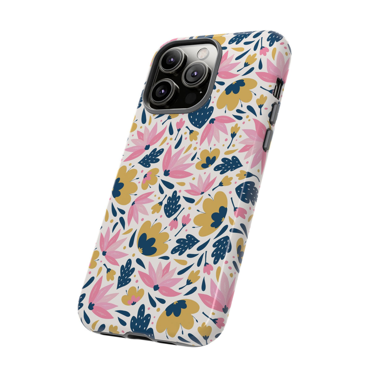 Colorful Little Flower Design Phone Case – Bright and Cheerful Floral Phone Cover 3