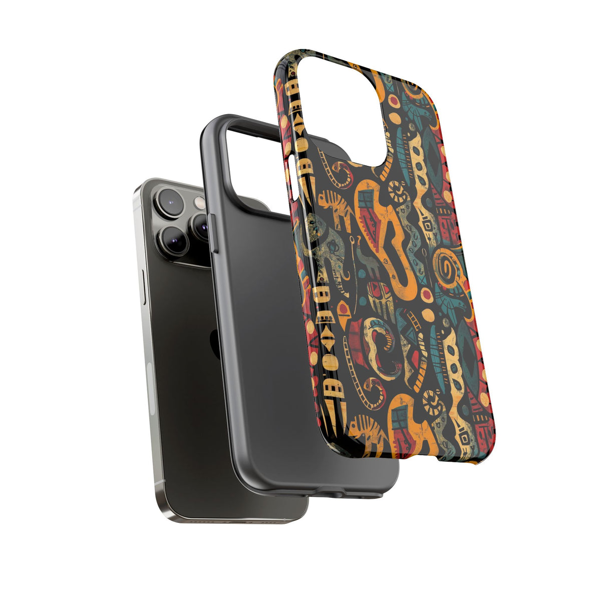 Stylish African Pattern Phone Case – Unique and Vibrant Protection 153