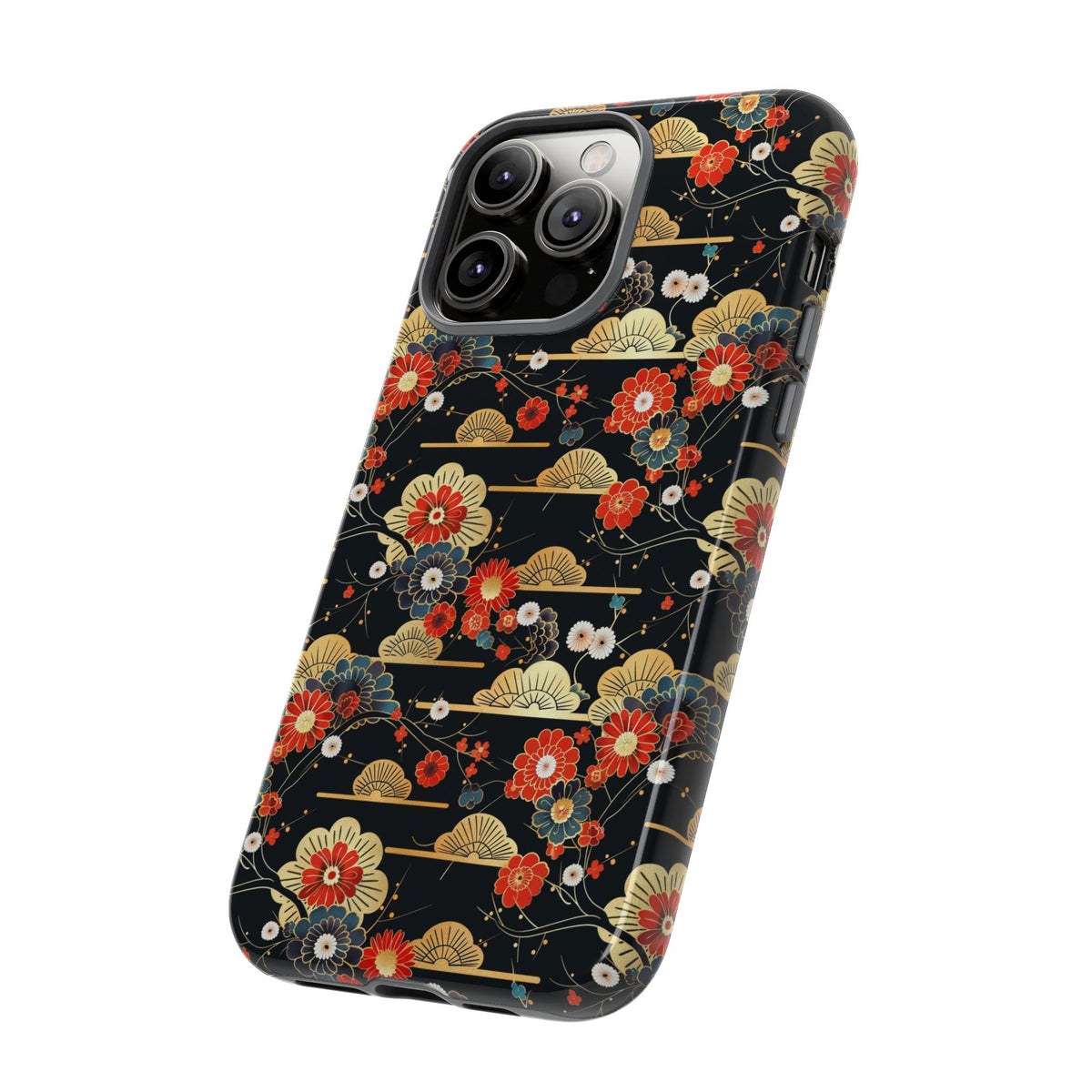 Japanese Pattern Phone Case – Elegant & Timeless Design for Your Phone 063