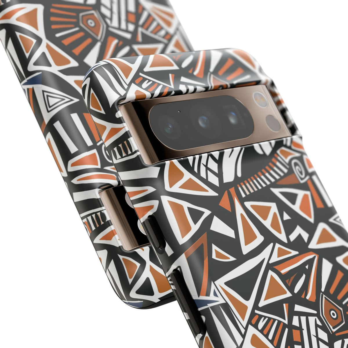 Stylish African Pattern Phone Case – Unique and Vibrant Protection 205