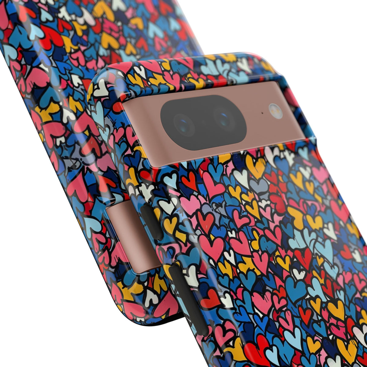 Heart Pattern Phone Case – Stylish & Loving Design for Your Device 820