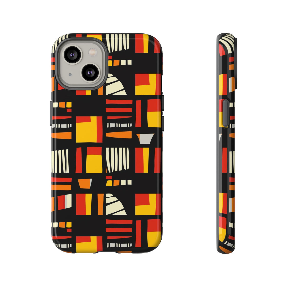 Stylish African Pattern Phone Case – Unique and Vibrant Protection 099