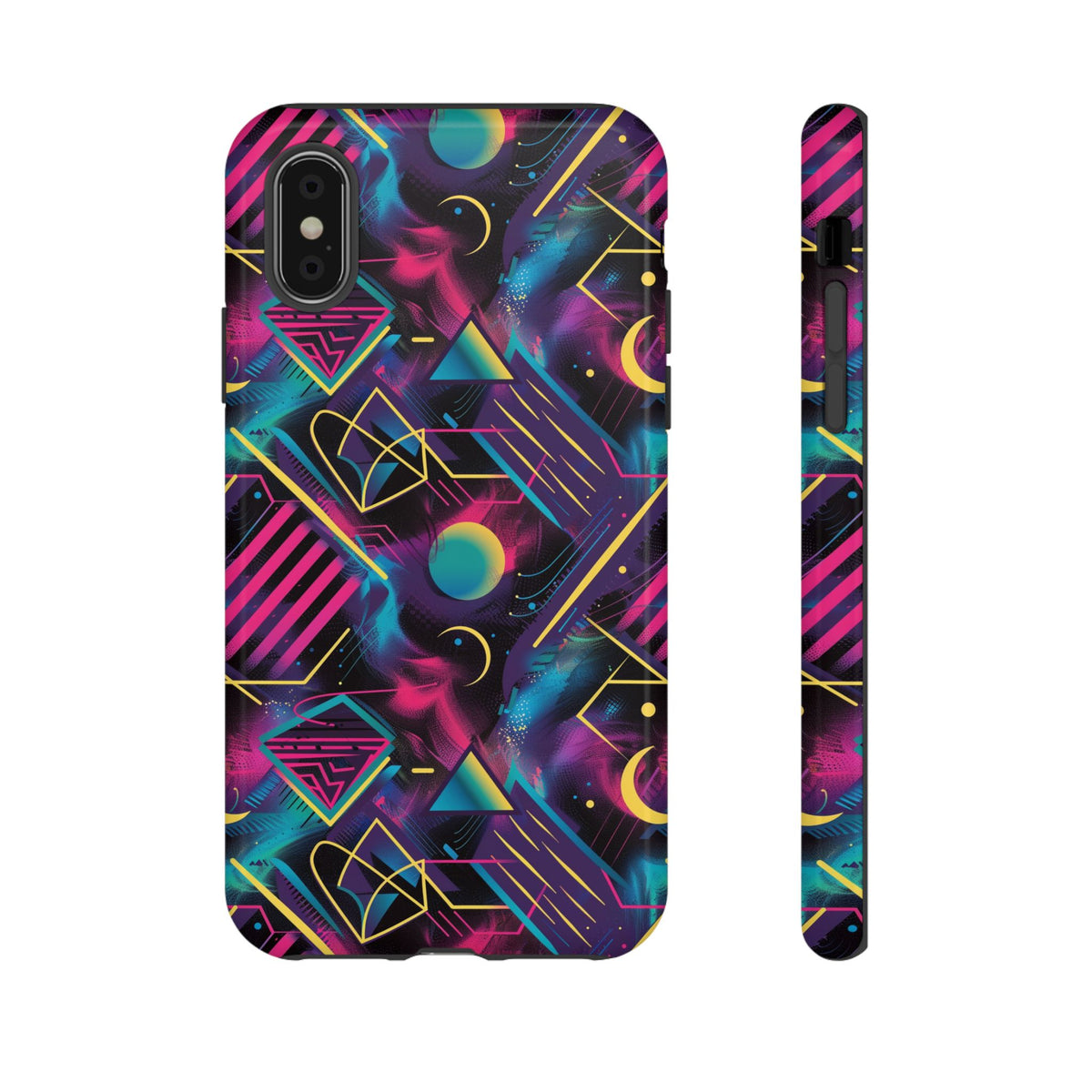 Retro 80s Seamless Phone Case – Vintage Style Meets Modern Protection 076