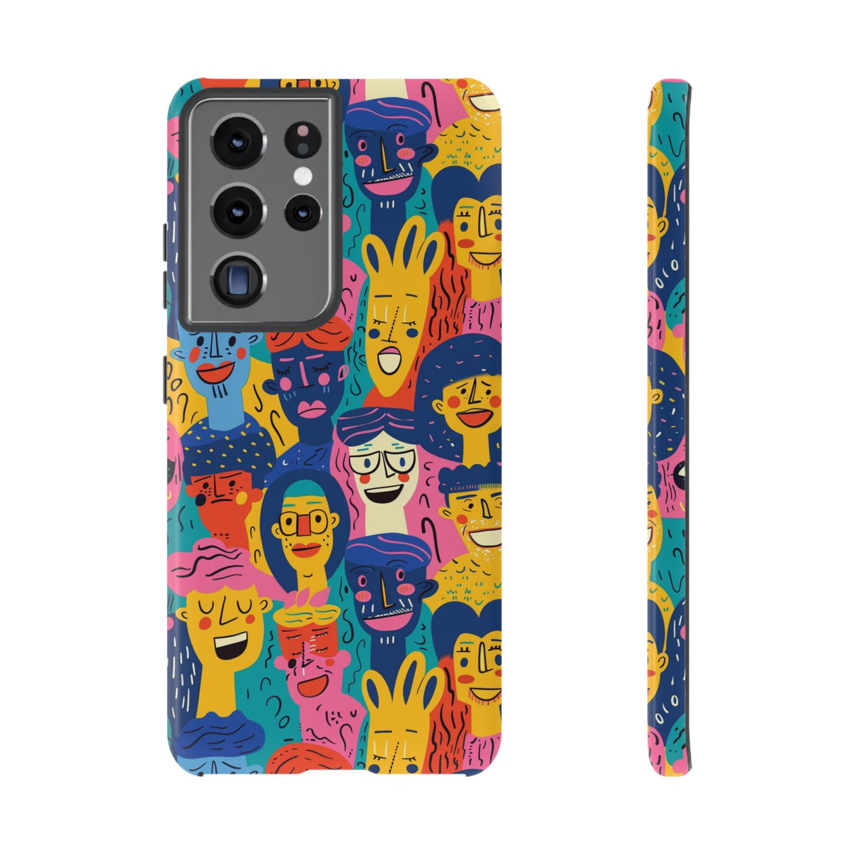 Happy Faces Phone Case – Joyful and Cheerful Design for a Bright Look 6