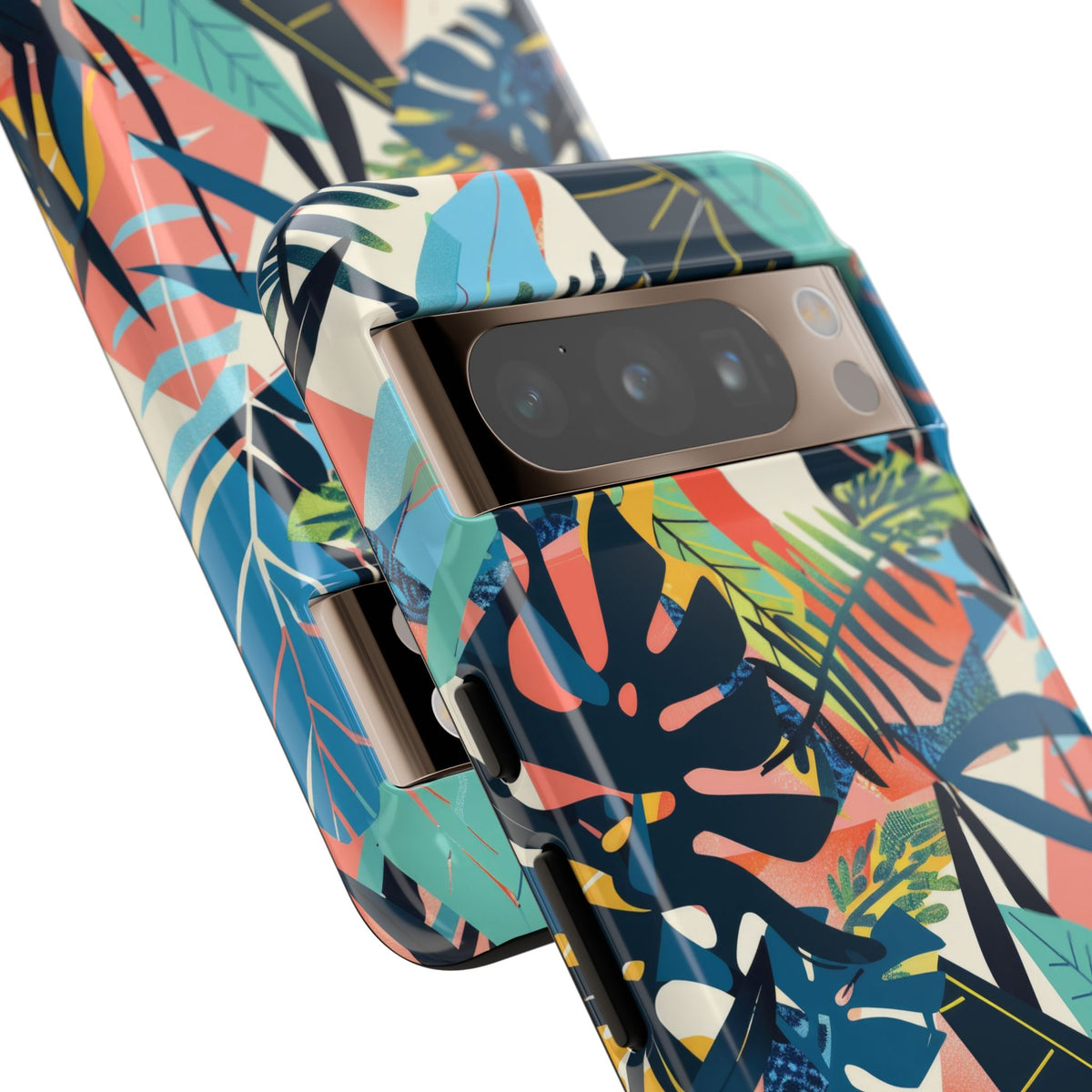 Jungle Collage Phone Case – Vibrant & Durable