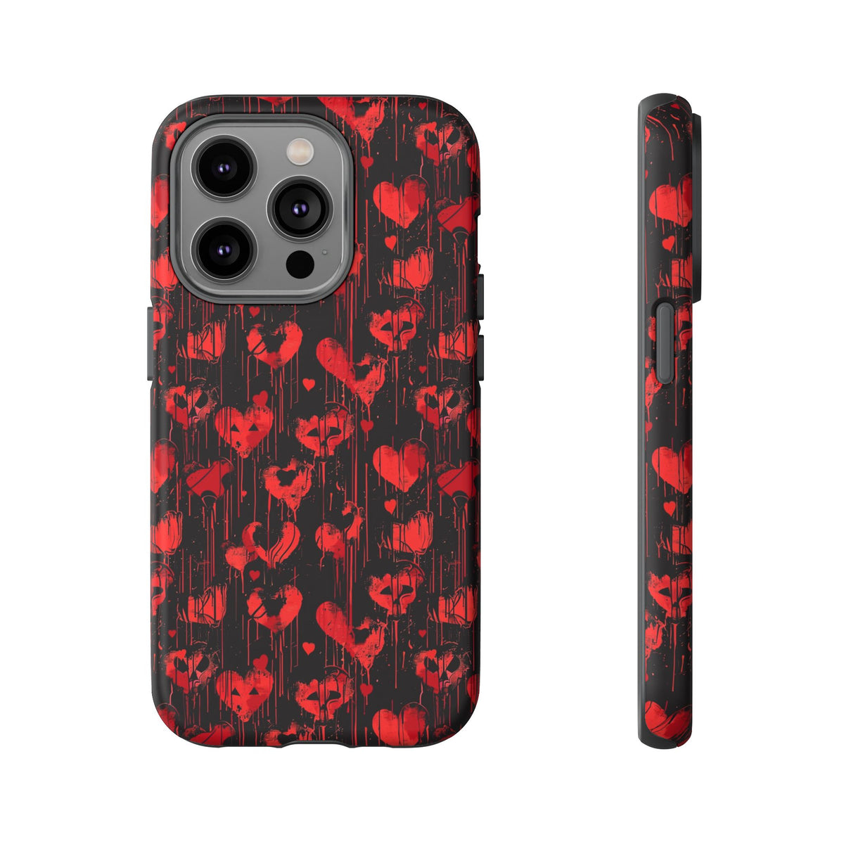 Heart Pattern Phone Case – Stylish & Loving Design for Your Device 825