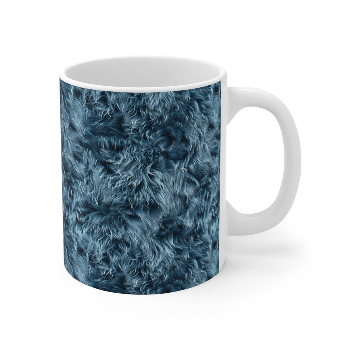 Fur Seamless Pattern Coffee Mug – Cozy Ceramic Mug for Fur Lovers 4