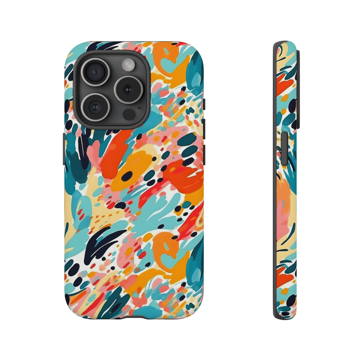 Abstract Painting Design Phone Case – Modern Art-Inspired Phone Cover 7