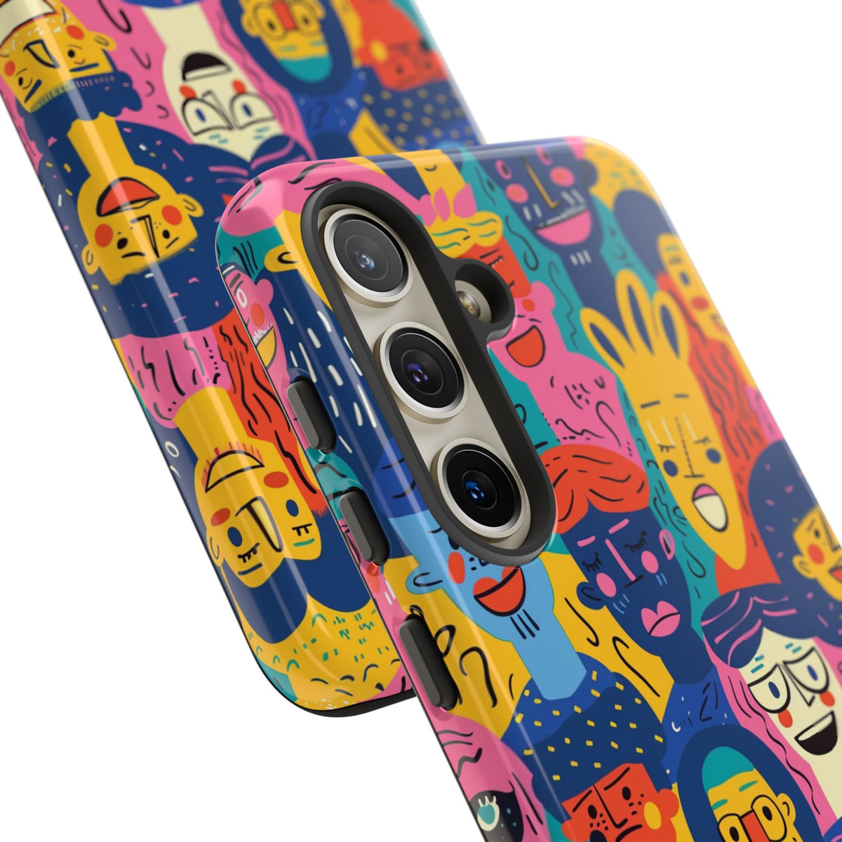 Happy Faces Phone Case – Joyful and Cheerful Design for a Bright Look 6