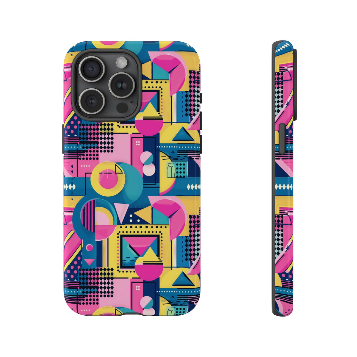 Retro 80s Seamless Phone Case – Vintage Style Meets Modern Protection 090