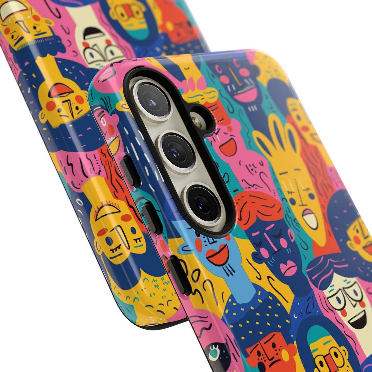 Happy Faces Phone Case – Joyful and Cheerful Design for a Bright Look 6