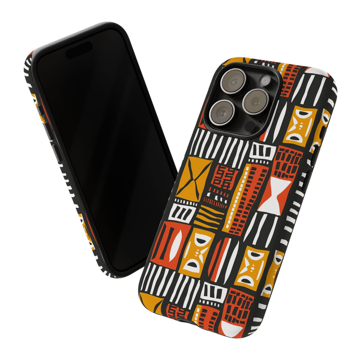 Stylish African Pattern Phone Case – Unique and Vibrant Protection 136