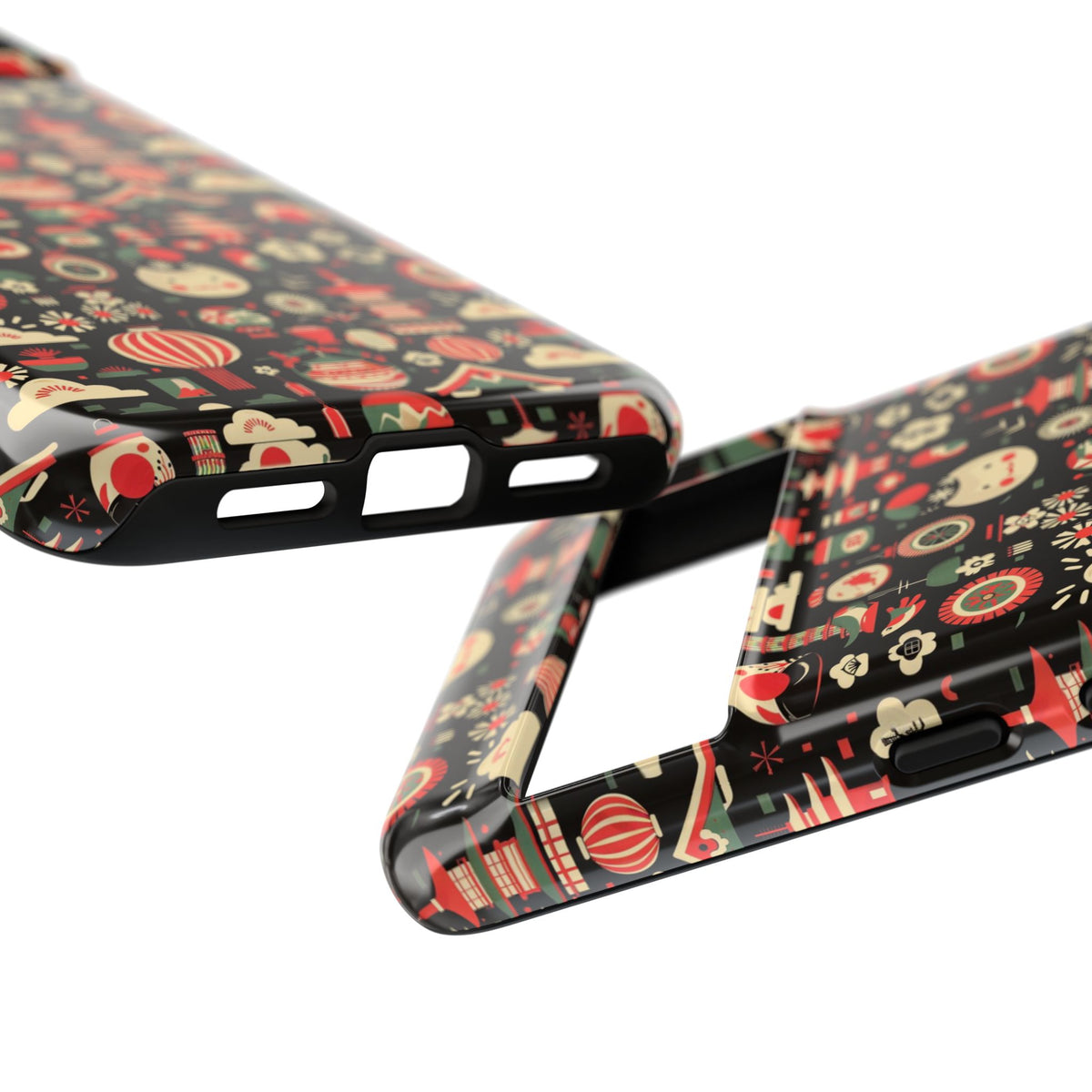 Japanese Pattern Phone Case – Elegant & Timeless Design for Your Phone 032