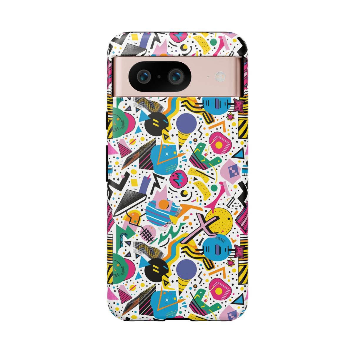 90s Themed Seamless Pattern Phone Case – Embrace Retro Style and Protection 225