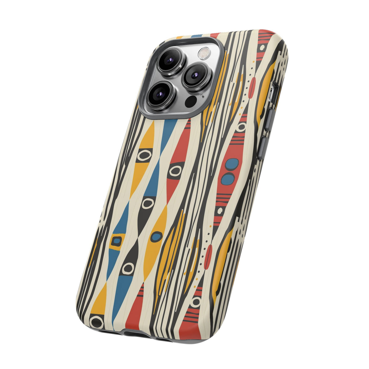 Stylish African Pattern Phone Case – Unique and Vibrant Protection 202