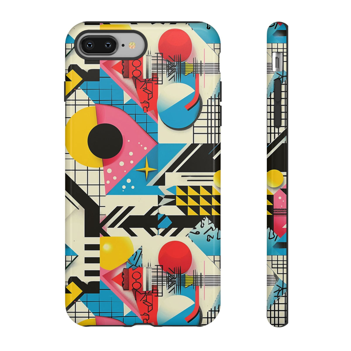 Retro 80s Seamless Phone Case – Vintage Style Meets Modern Protection 6