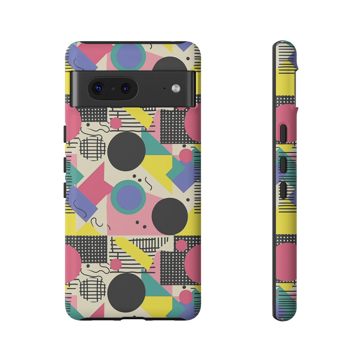 90s Themed Seamless Pattern Phone Case – Embrace Retro Style and Protection 228