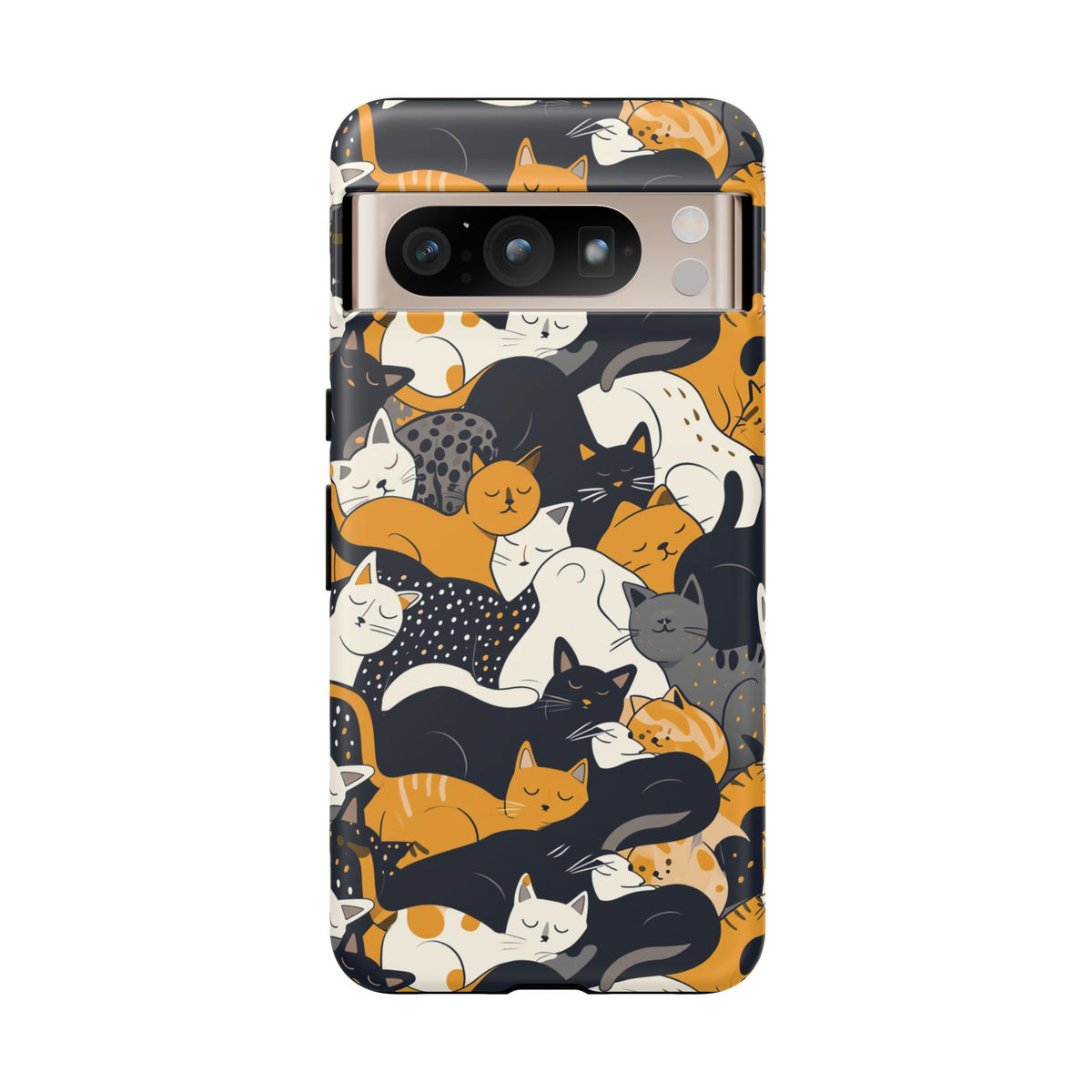 Seamless Cat Pattern Design Phone Case – Playful and Stylish Cat-Themed Phone Cover 2