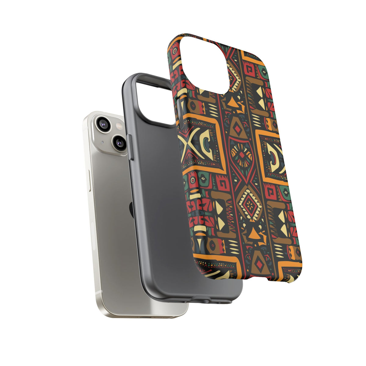 Stylish African Pattern Phone Case – Unique and Vibrant Protection 164