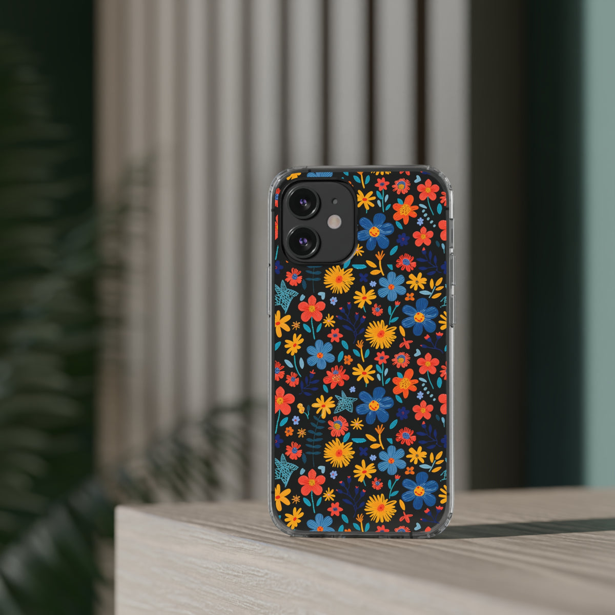 Wild Flowers Garden Stitch Phone Case – Nature-Inspired Floral Design 4