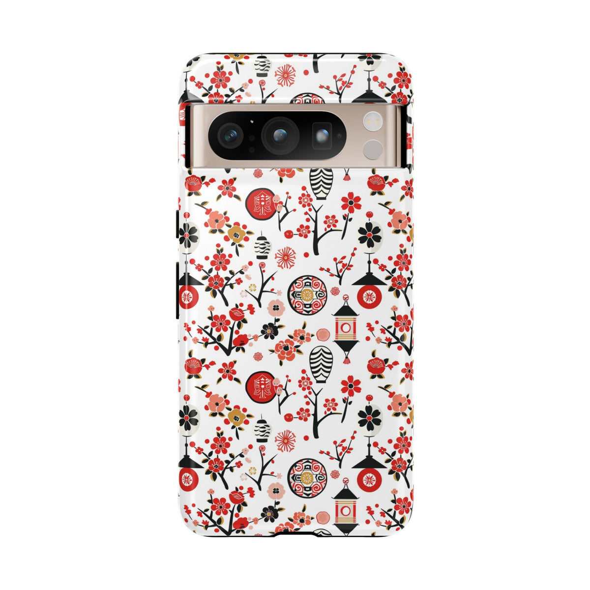 Japanese Pattern Phone Case – Elegant & Timeless Design for Your Phone 468