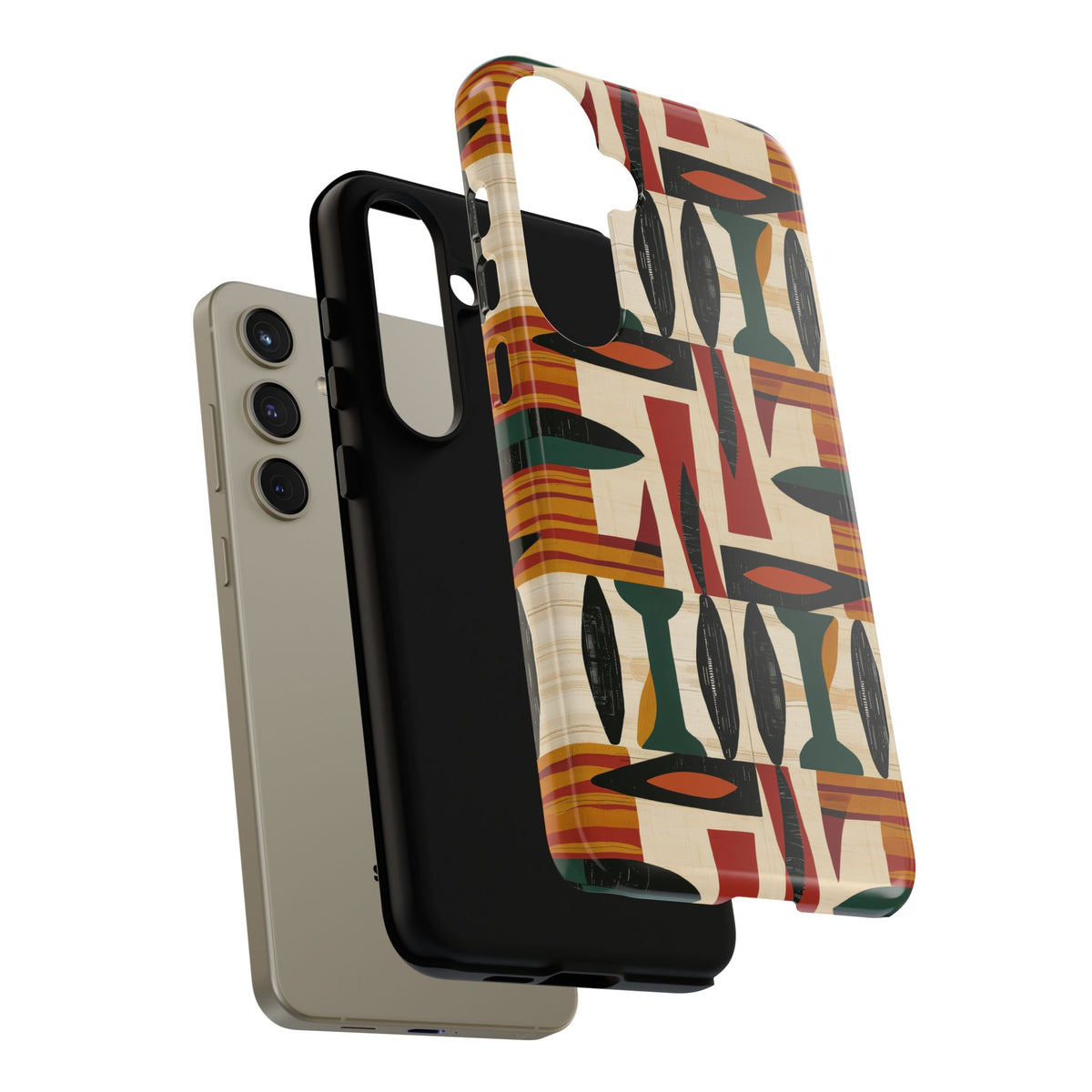 Stylish African Pattern Phone Case – Unique and Vibrant Protection 196