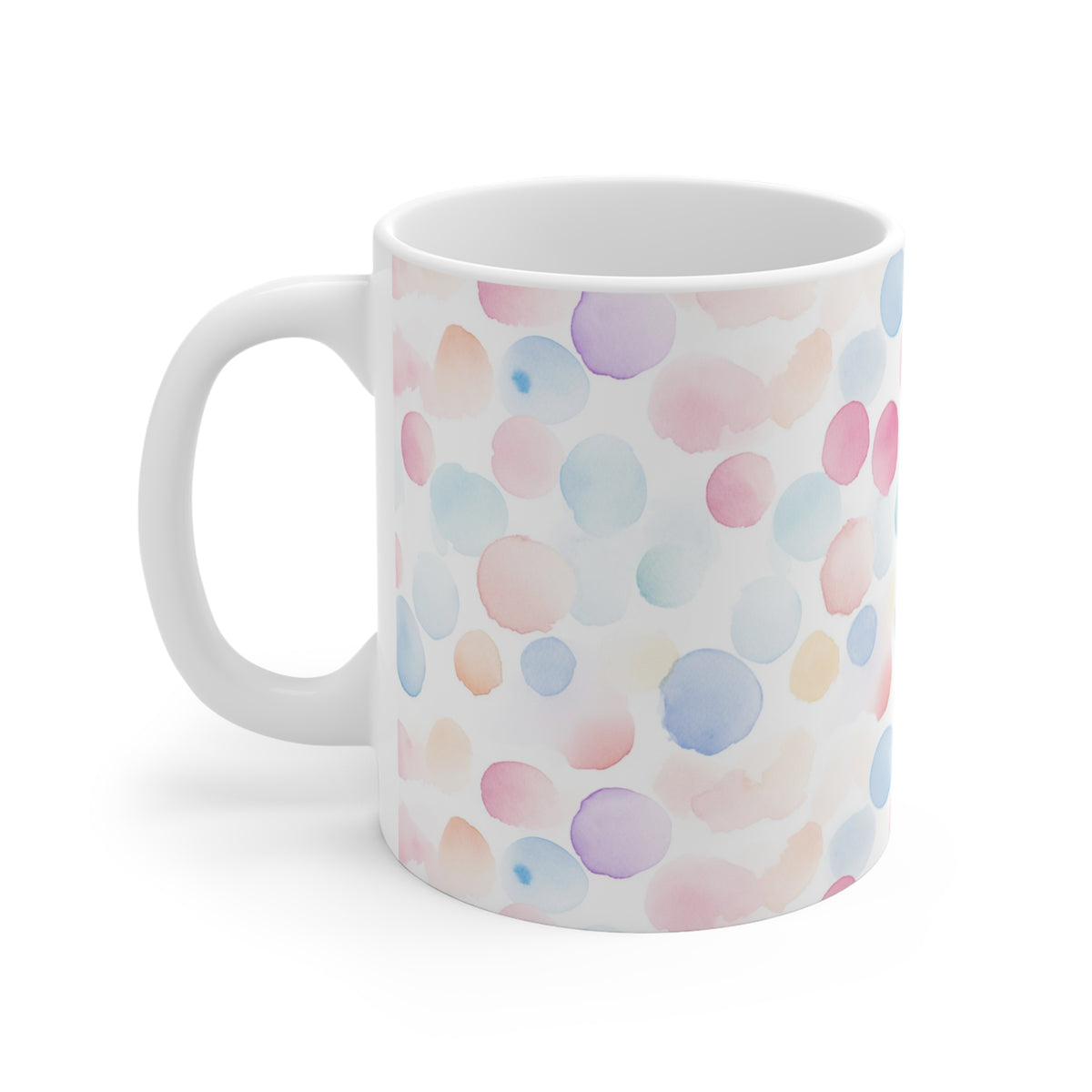 Various Watercolor Design All Over Coffee Mug – Unique Artistic Ceramic Coffee Cup 915