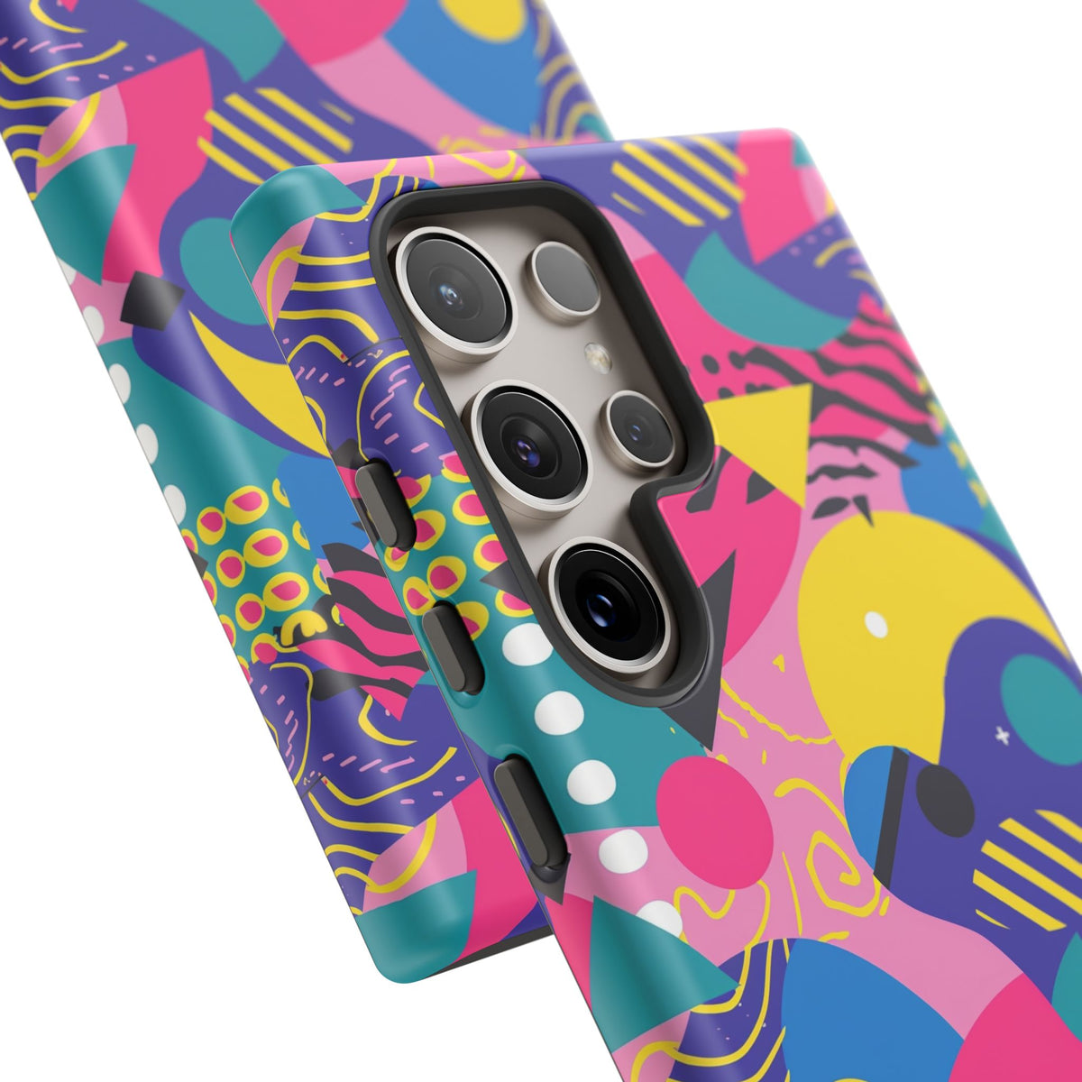 90s Themed Seamless Pattern Phone Case – Embrace Retro Style and Protection 283