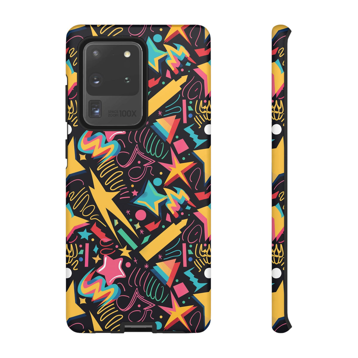 90s Themed Seamless Pattern Phone Case – Embrace Retro Style and Protection 232