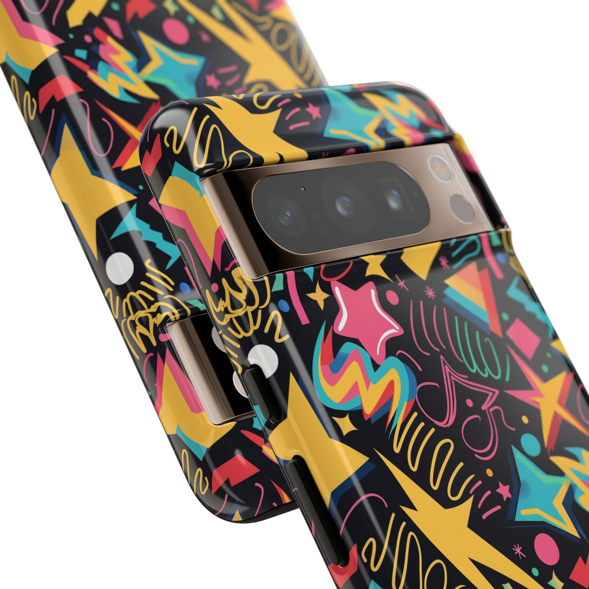 90s Themed Seamless Pattern Phone Case – Embrace Retro Style and Protection 232