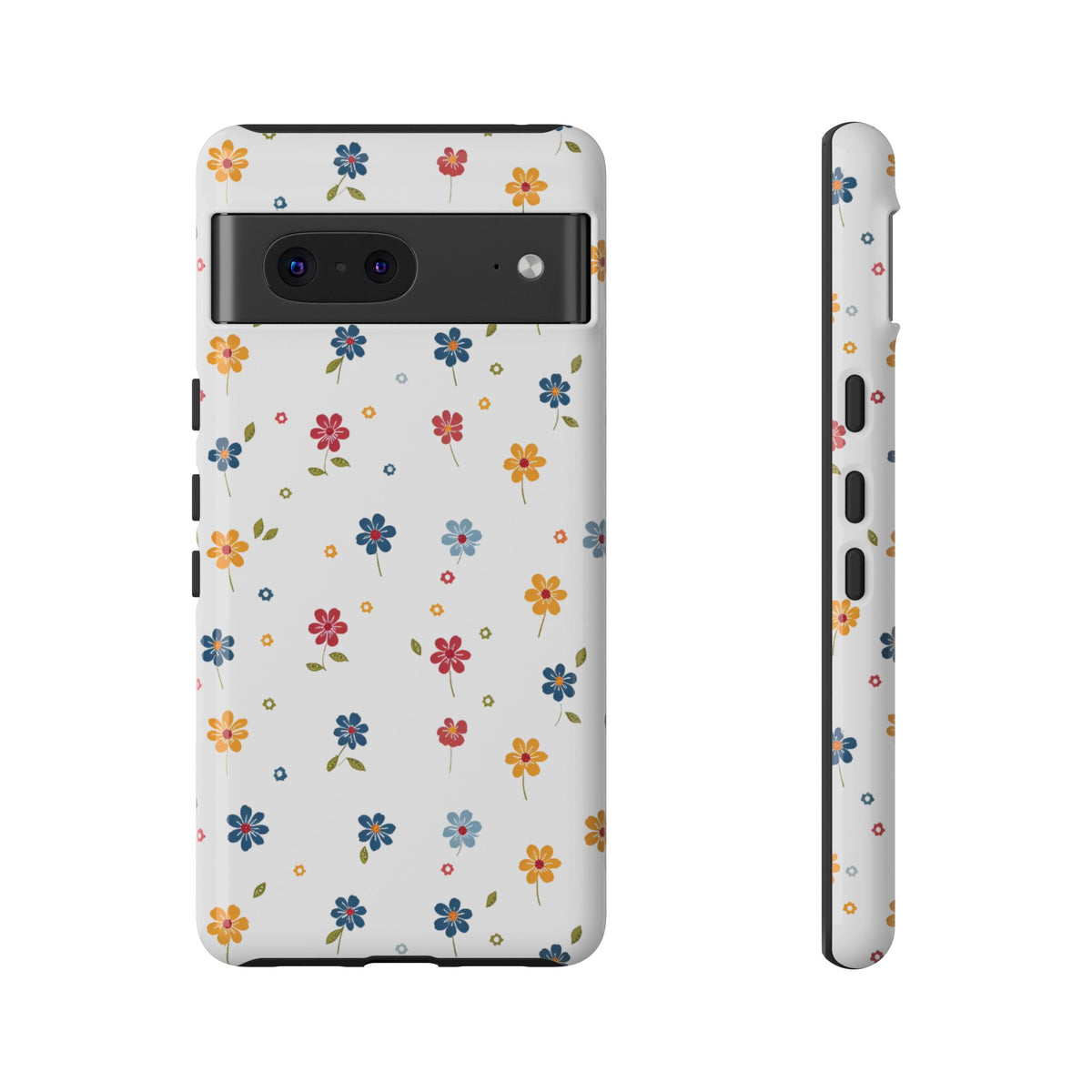 Wild Flowers Garden Stitch Phone Case – Nature-Inspired Floral Design