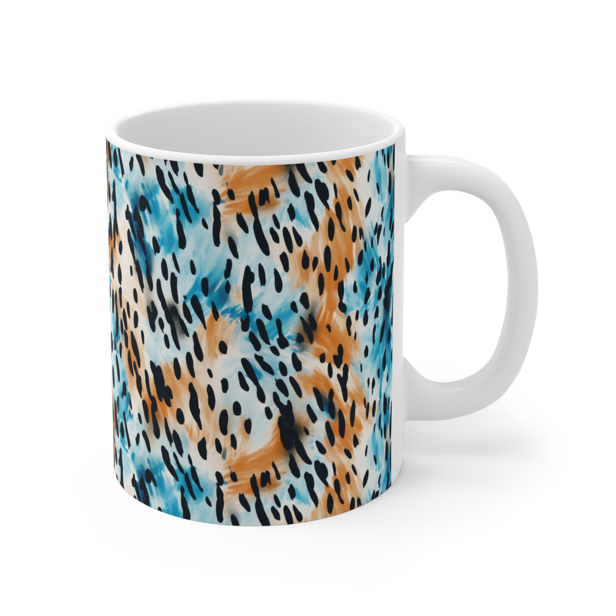 Various Watercolor Design All Over Coffee Mug – Unique Artistic Ceramic Coffee Cup 727