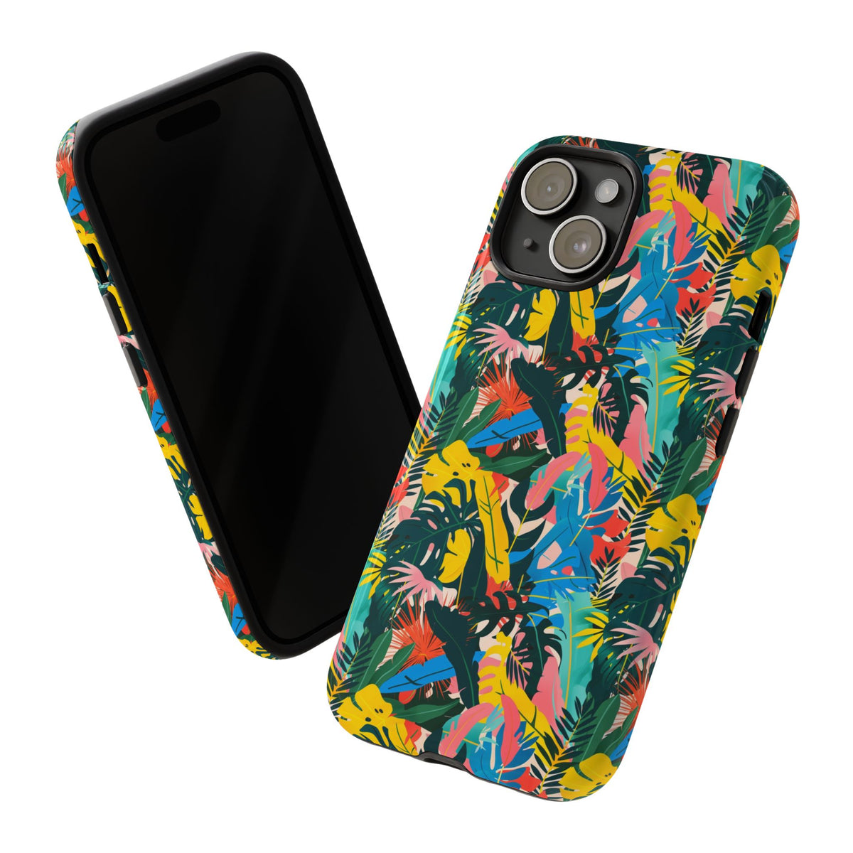 Jungle Pattern Phone Case – Exotic & Lush Design for Your Phone 346