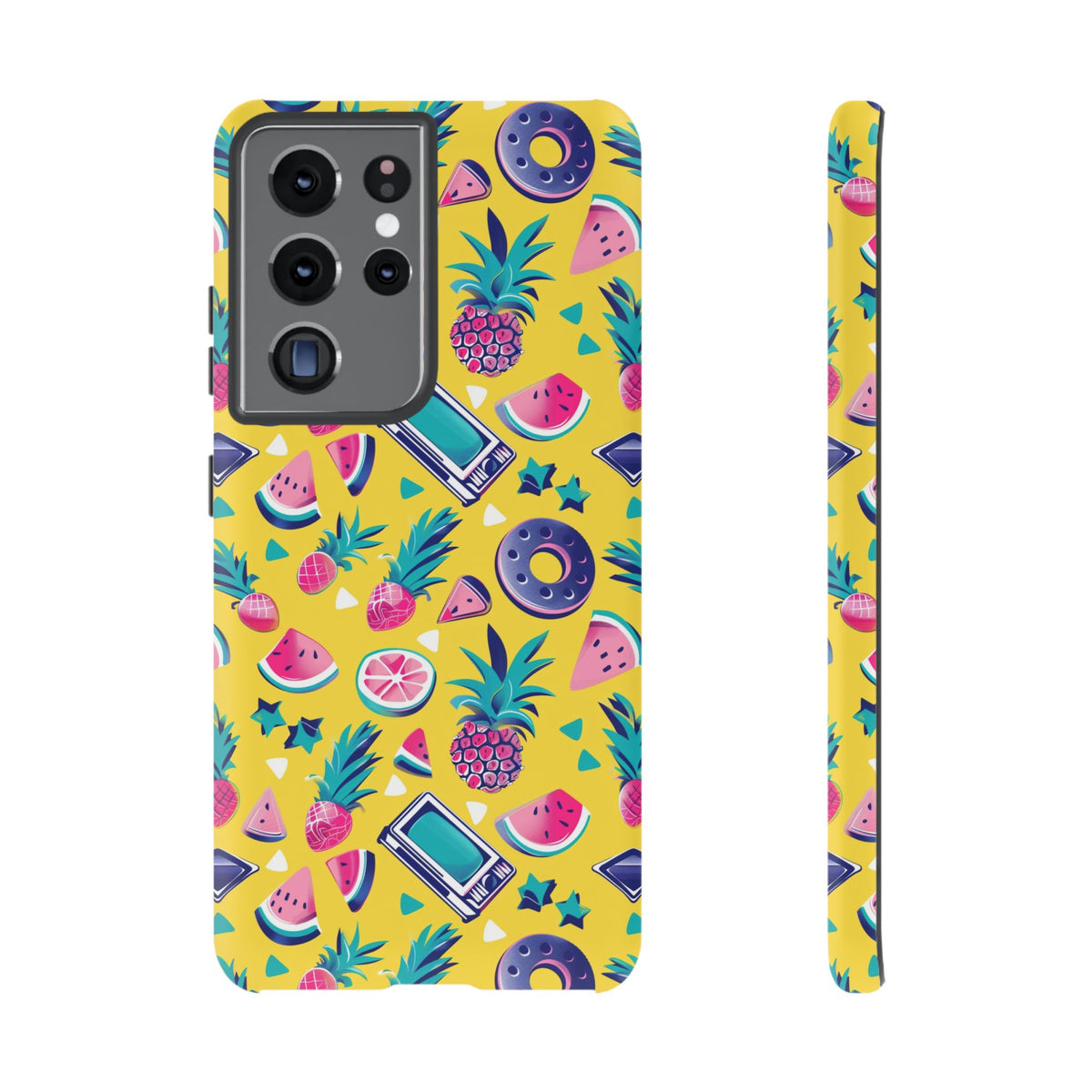 90s Themed Seamless Pattern Phone Case – Embrace Retro Style and Protection 255