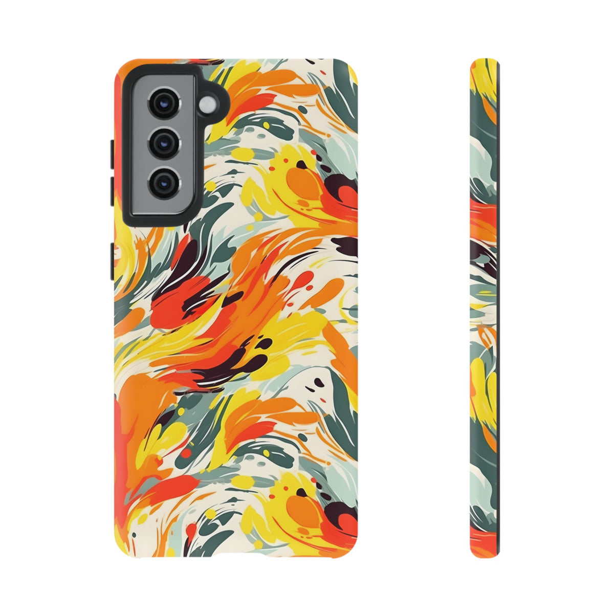 Abstract Painting Design Phone Case – Modern Art-Inspired Phone Cover 5