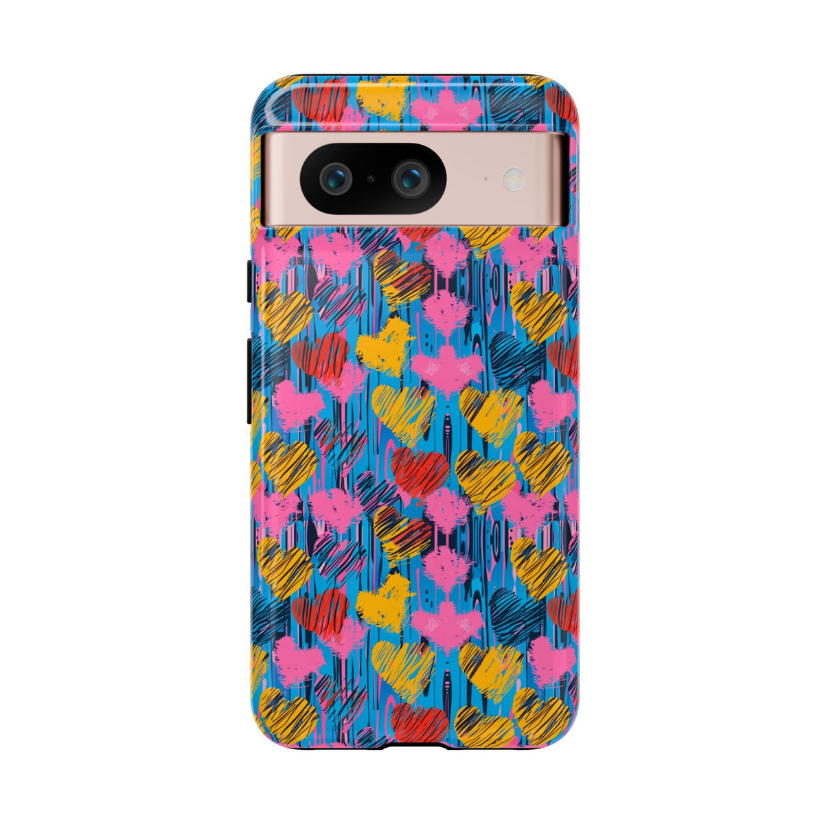 Heart Pattern Phone Case – Stylish & Loving Design for Your Device 262