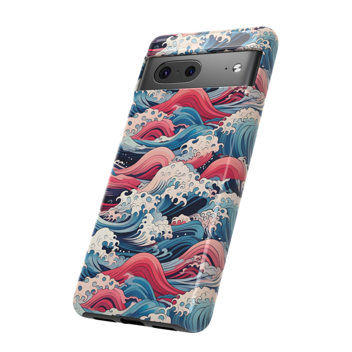 Japanese Waves Phone Case – Embrace Timeless Elegance with Classic Design 3