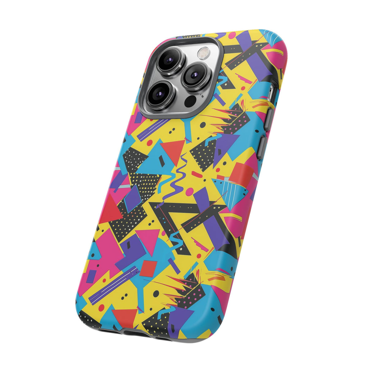 90s Themed Seamless Pattern Phone Case – Embrace Retro Style and Protection 223