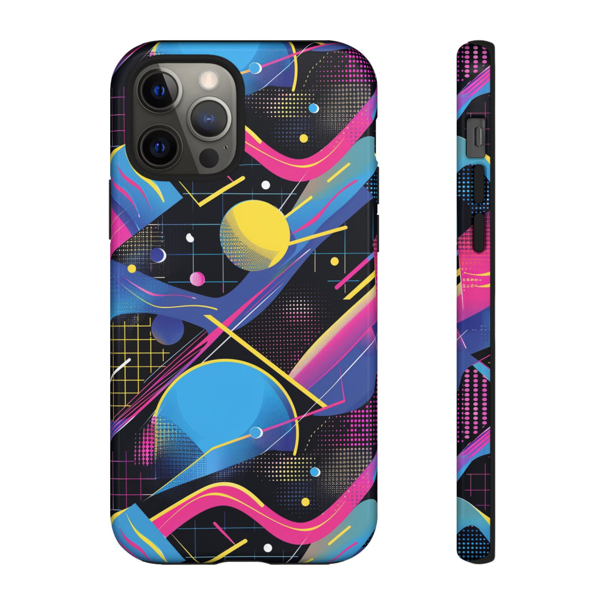 Retro 80s Seamless Phone Case – Vintage Style Meets Modern Protection 14